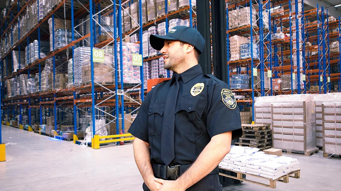 frontlineguardservices industries warehouse security guard